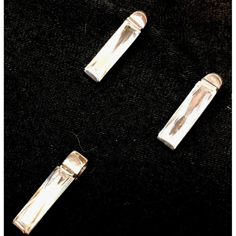 Sterling Silver 925 Crystal Stud Stud Earrings and Necklace Pendant